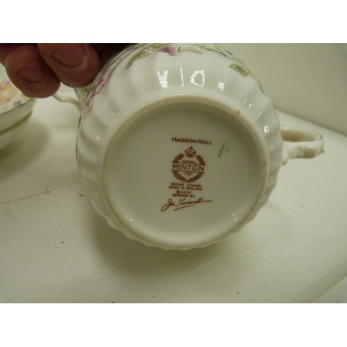 2 - Minton Haddon Hall part teaset