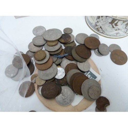 35 - Bag of GB and other coinage, coin sets etc.