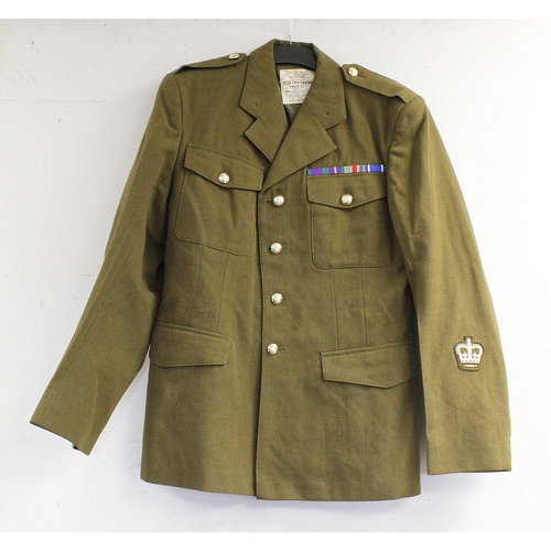 92 - British Army dress uniform jacket having Polikoff Universal Ltd label