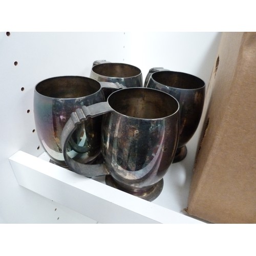 115 - Quantity of epns items and other metal ware.