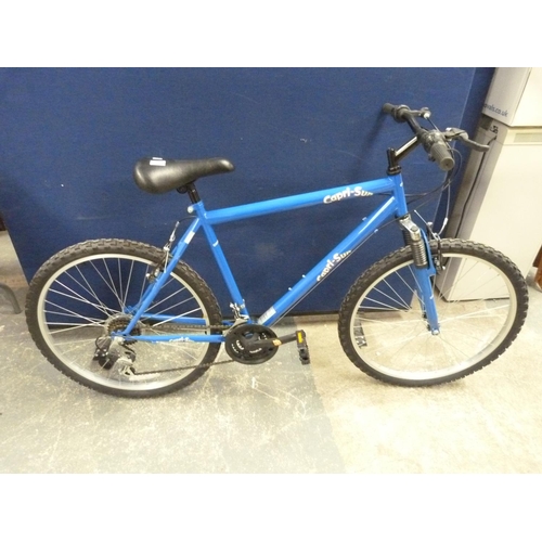 185 - Capri Sun blue mountain bike.