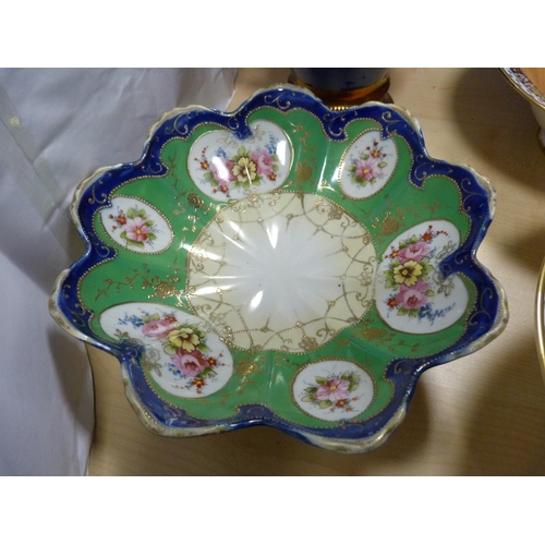 1 - Pair of Noritake bowls, lustre ware jug and two other bowls.