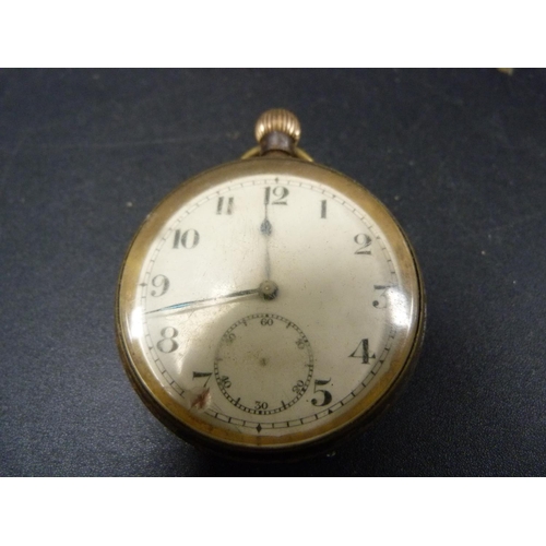 197 - Birmingham silver Waltham pocket watch and another Birmingham silver pocket watch, 925 half hunter p... 