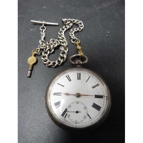 197 - Birmingham silver Waltham pocket watch and another Birmingham silver pocket watch, 925 half hunter p... 