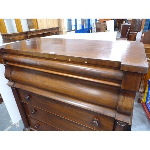 322 - Mahogany Scotch chest.