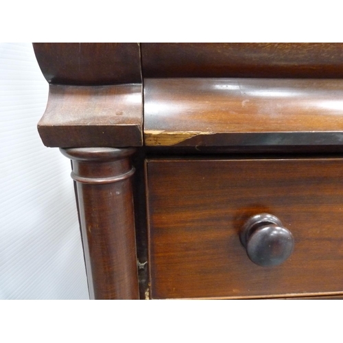 322 - Mahogany Scotch chest.