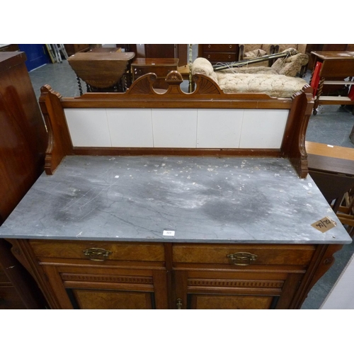 323 - Marble top washstand.