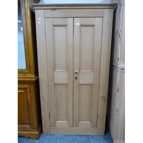 346 - Two-door pine cupboard.