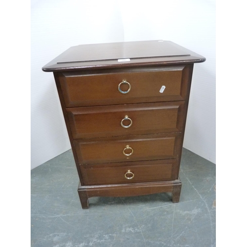 349 - Stag four-drawer bedside chest.