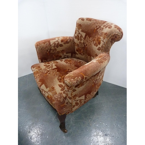 355 - Pair of tub armchairs.