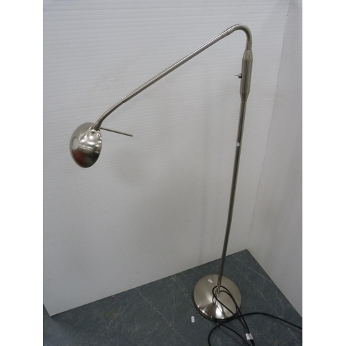 370 - Standard lamp, reading light and an occasional table.