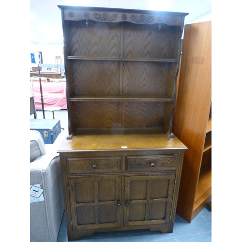 417 - Oak dresser.