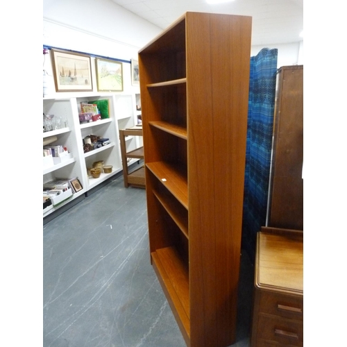 418 - Teak bookcase.