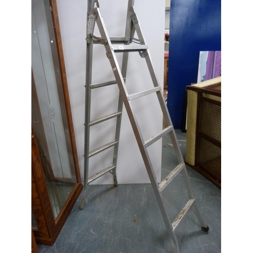 429 - Aluminium ladder.