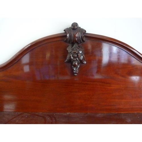 431 - Victorian mahogany sideboard, 177cm wide, 146cm high, and 55cm deep.