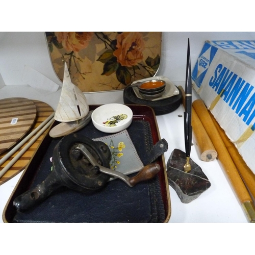 59 - Camping Gaz stove, trays etc.