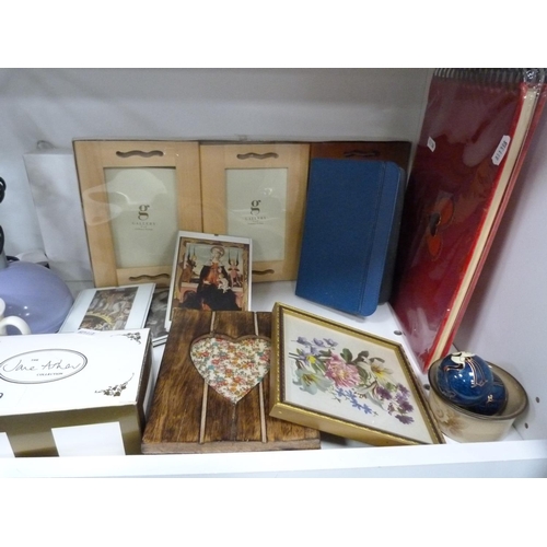 79 - Assorted frames, lamps etc.