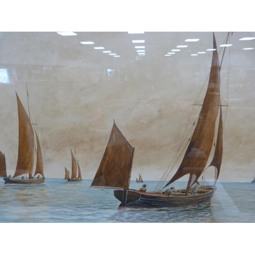 84 - ACC, sailing boats, signed and dated 1953, watercolour.