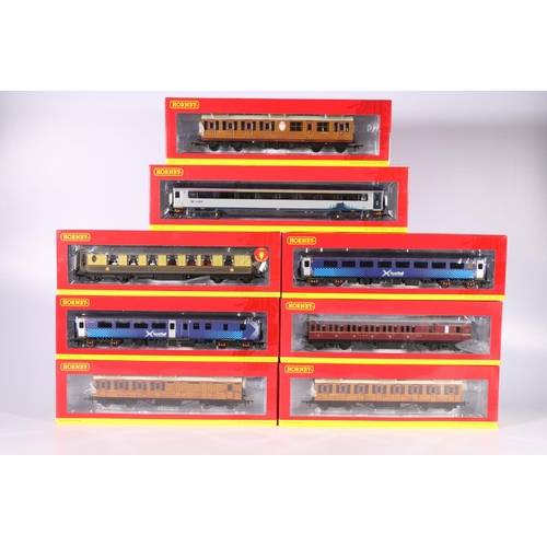 69 - Hornby OO gauge model railways rolling stock coaches including R4572 LNER Thompson Suburban Lavatory... 