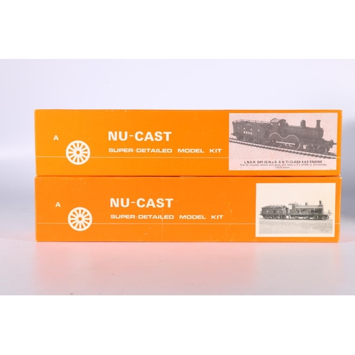 9 - Two Nu-Cast (Nucast) OO gauge super detailed model kit locomotives including 127 4-4-0 locomotive D4... 