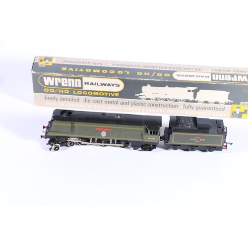 95 - Wrenn Railways OO gauge model railway W2265 4-6-2 tender locomotive 34051 BR green, boxed, (1)