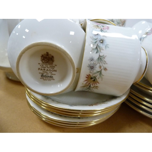 272 - Royal Albert and Paragon 'Belinda' tea wares and Wedgwood 'Wild Strawberry' dishes.