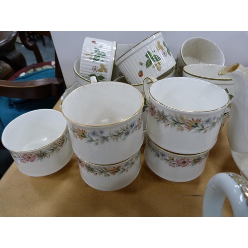 272 - Royal Albert and Paragon 'Belinda' tea wares and Wedgwood 'Wild Strawberry' dishes.