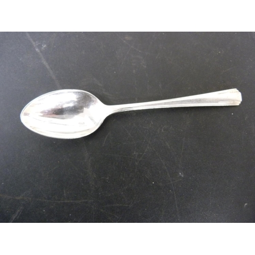 294 - Collection of silver spoons to include three by James Weir, Glasgow 1896, 282g.