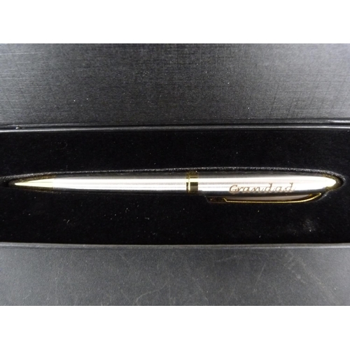 297 - Two boxed pen sets to include a Rotherham ballpoint pen and fountain pen.