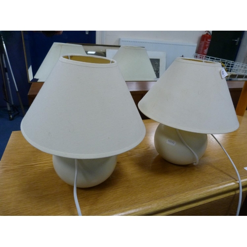 437 - Pair of table lamps.