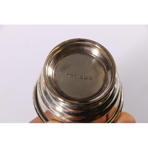 10 - Art Deco period silver six piece condiment set by&nbsp;Hukin & Heath Ltd Birmingham 1936 292g gr... 