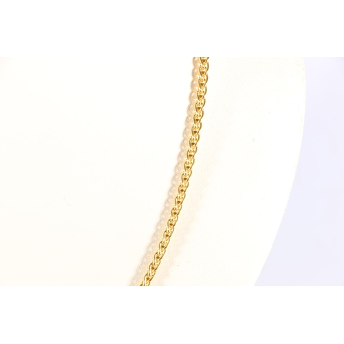 113 - 9ct yellow gold chain, 10.5g