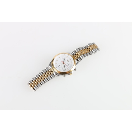 194 - Gents Longines Flagship stainless steel cased wrist watch, the white enamelled dial with baton chapt... 