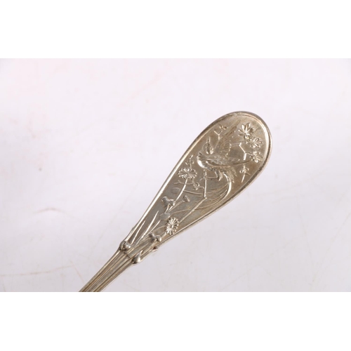 78 - George III silver marrow scoop by&nbsp;William Eley & William Fearn, London 1799 56g, 23cm long,... 