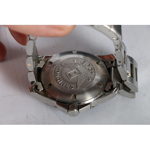 86 - Longines, Hydro Conquest gents automatic wristwatch, L3.642.4. Stainless steel bracelet strap.