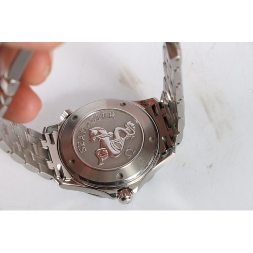 87 - Omega Seamaster Professional 300m Co-Axial automatic chronometer stainless steel wristwatch together... 