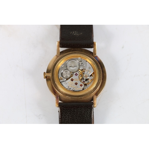 94 - Gents 9ct gold Longines wristwatch, (Cal 19.5), subsidiary dial, applied baton markers and replaceme... 