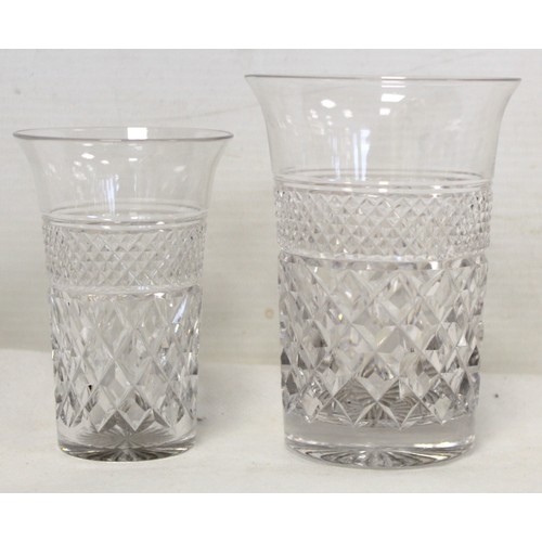 237 - Thomas Webb Crystal part suite of glassware with diamond cut decoration in 