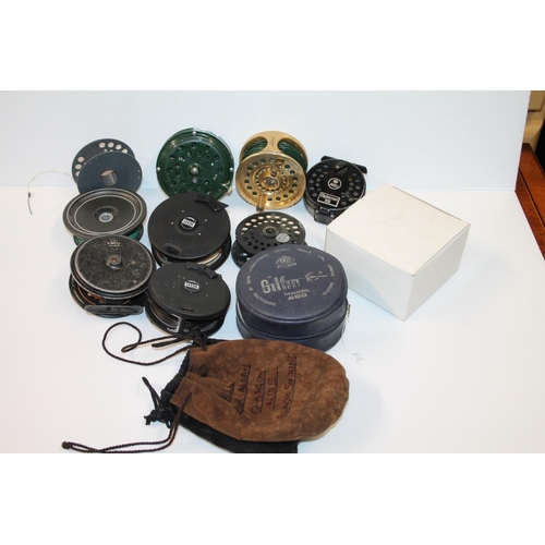 108 - Fishing reels including Pflueger 1890 Supreme, Leeda LC60, Abu Diplomat 156, Condex etc.&nbsp;