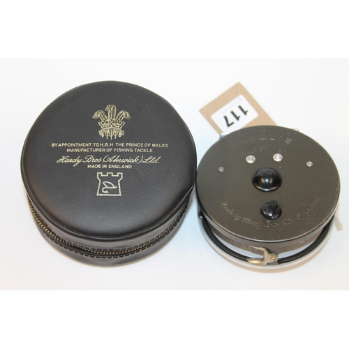 117 - Hardy The Marquis Salmon No1 fishing reel in Hardy case