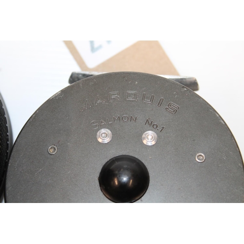 117 - Hardy The Marquis Salmon No1 fishing reel in Hardy case