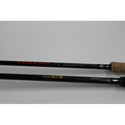 148 - Daiwa Vulcan X 1002HA two-section fishing rod and a Ideal XL Masterline two-section fishing rod, (2)