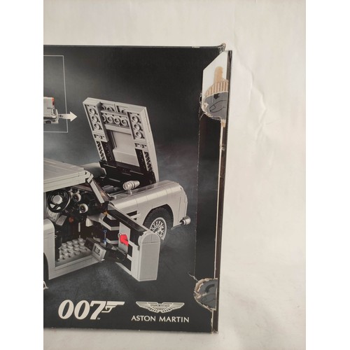 57 - Lego Creator set No 10262 James Bond Aston Martin DB5. Open box with instructions. Creasing to box c... 