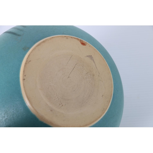 16 - Hella Young of Tayport studio pottery jug, signed to base, 15cm tall.