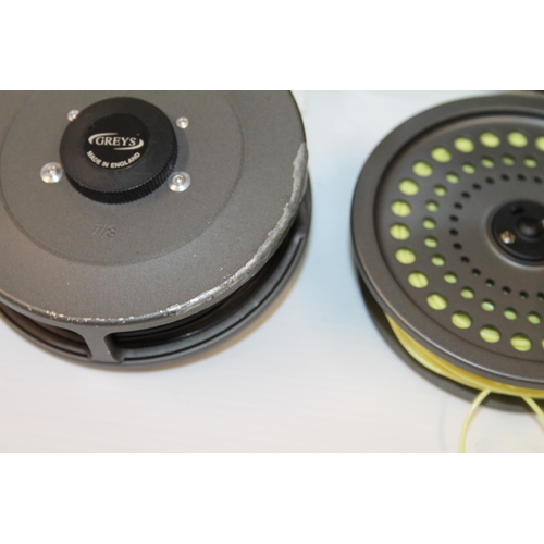 109 - Greys Pilgrim 7/8 fishing reel with spare spool