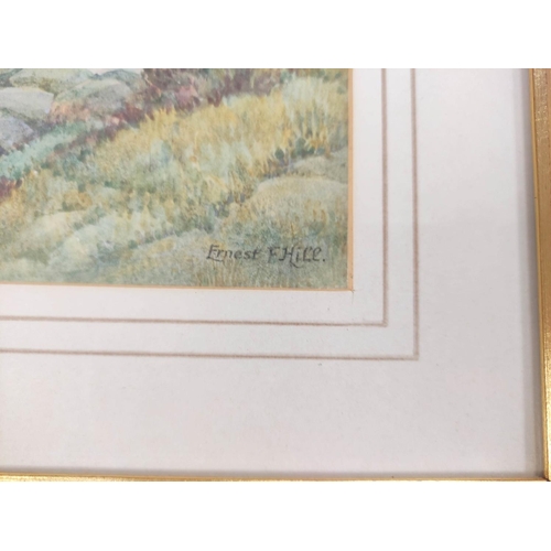 361 - ERNEST F. HILL 1950.Glen Varrigill, Skye & Cuillins, Torrin - a pair.Watercolour.Each 30cm x 39c... 