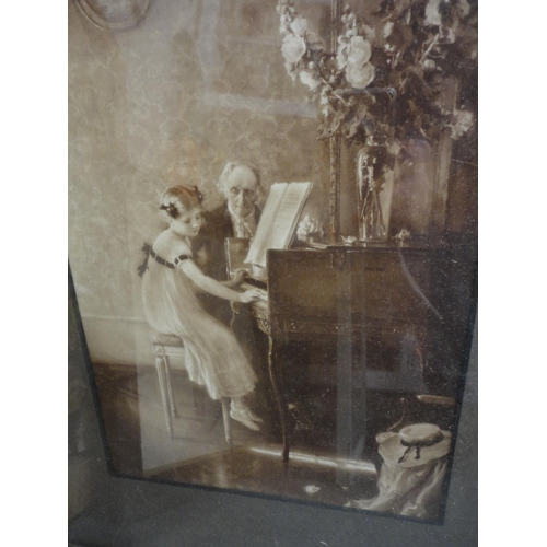 87 - Wall hanging made with Medieval tile fragments reputedly from Lincoln Cathedral, three photographs i... 