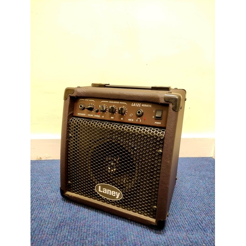 603 - Marshall model AS50D soloist amplifier with lead and manual, also another smaller amplifier.