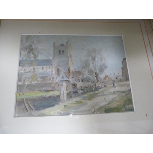 113 - Mr Cooke as Sir Pertinax MacSycophant, print, picture of a common gull, modern picture signed DM, an... 