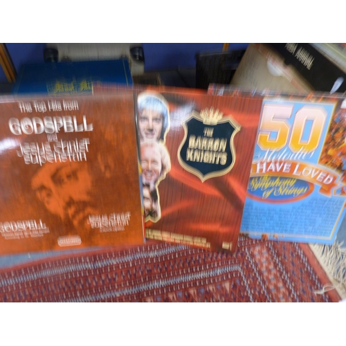 35 - Box of LPs including Abba, Beach Boys etc.